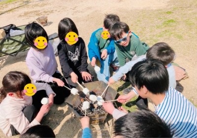 デイキャンプ、青空クッキング、キャンプ